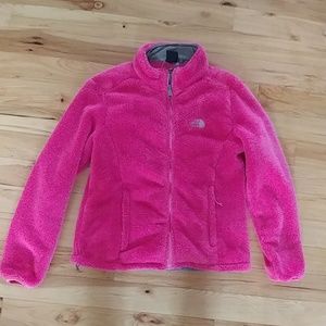 North Face fuzzy coat